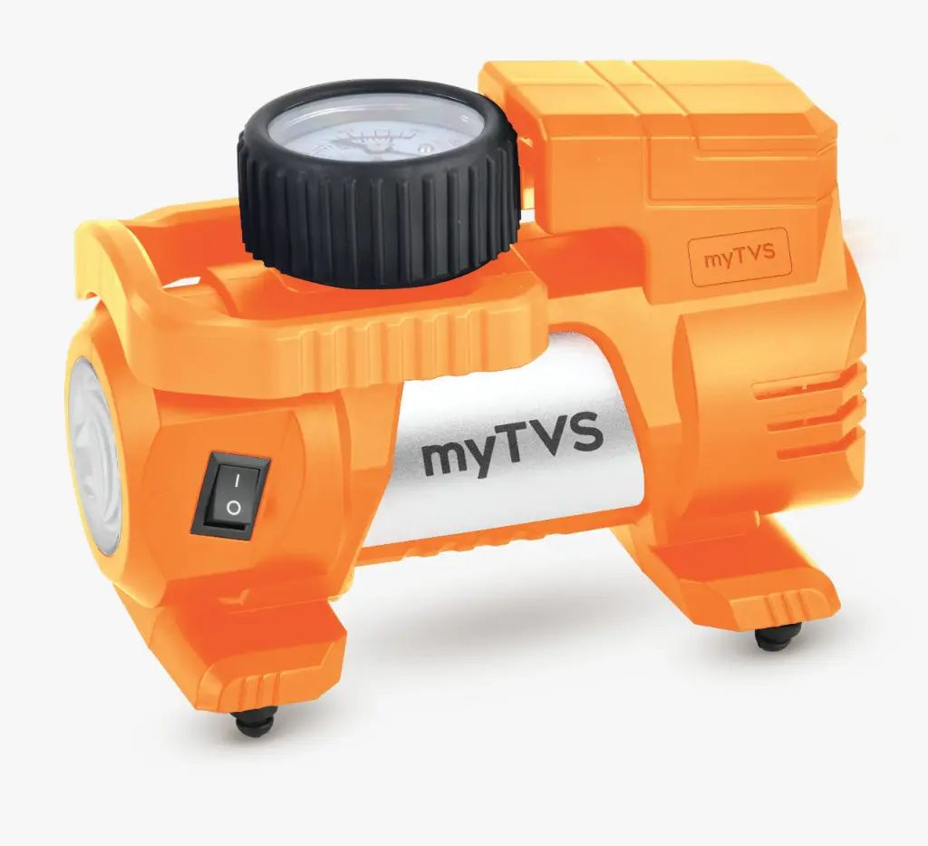 myTVS TI-9 Car Tyre Inflator - Heavy Duty - 150psi - Analog