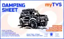 DS-1 DAMPING SHEET PACK OF 10