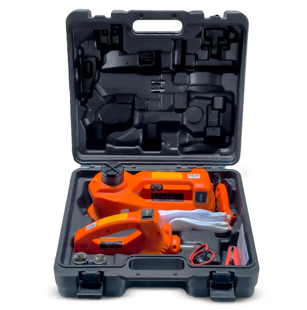 myTVS TI-6 (5-in-1) KIT - Electronic Jack (3T) - Wrench - Hammer - Jumper Bulb cable - Gloves