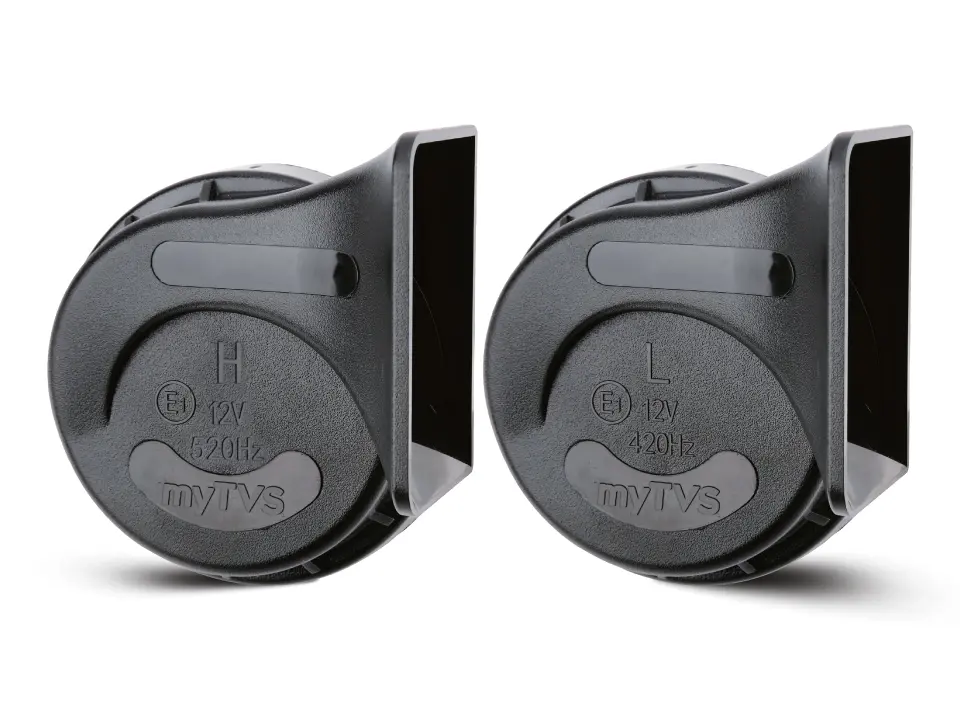 HO-7 KOHINOOR BLACK TRUMPET TWIN TONE HORN