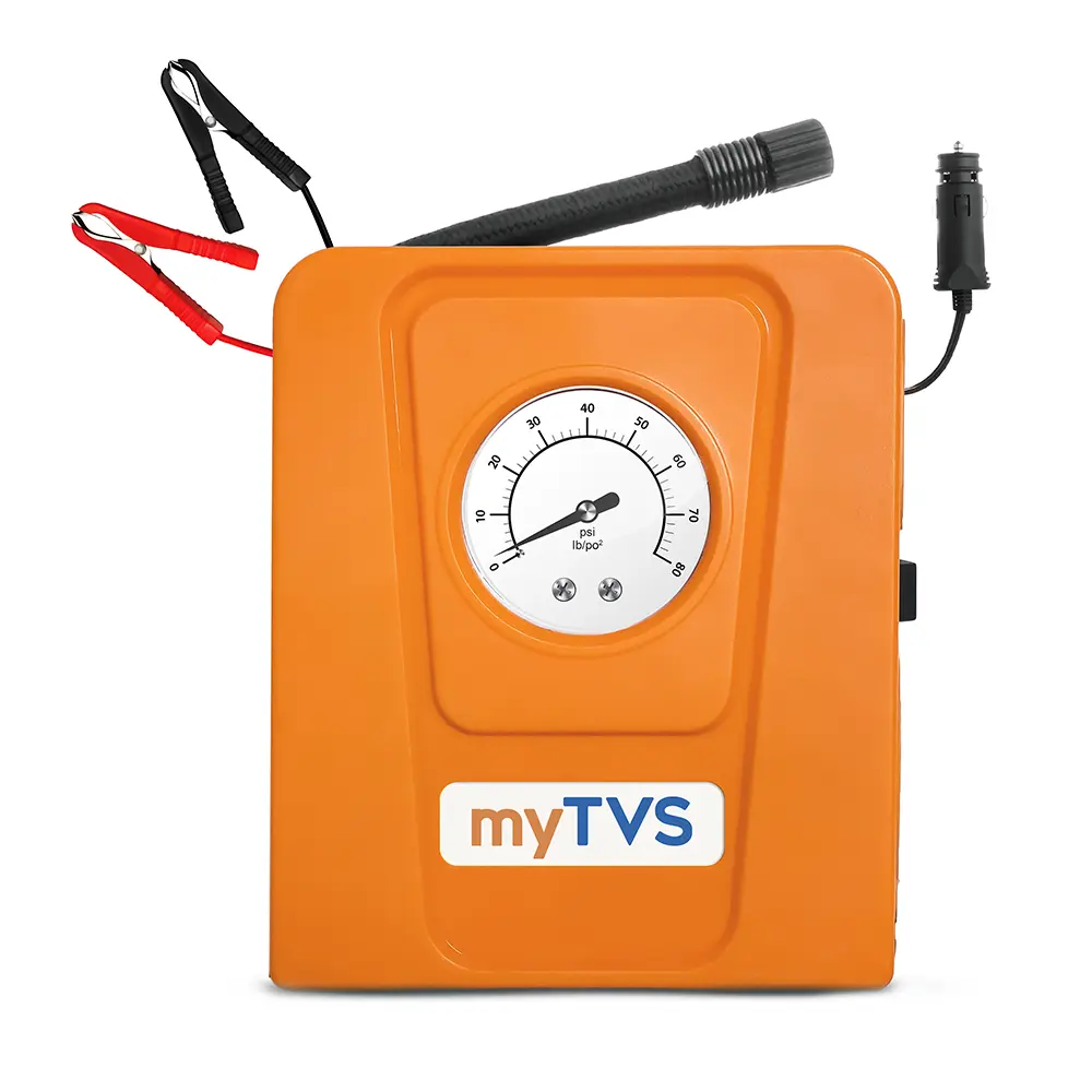 myTVS TI-19 CAR & BIKE TYRE INFLATOR 2in1