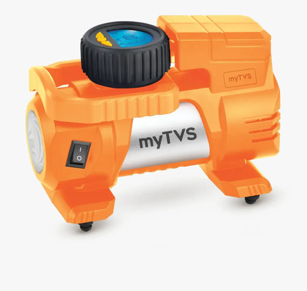 myTVS TI-86 Car Tyre Inflator - Heavy Duty - Digital